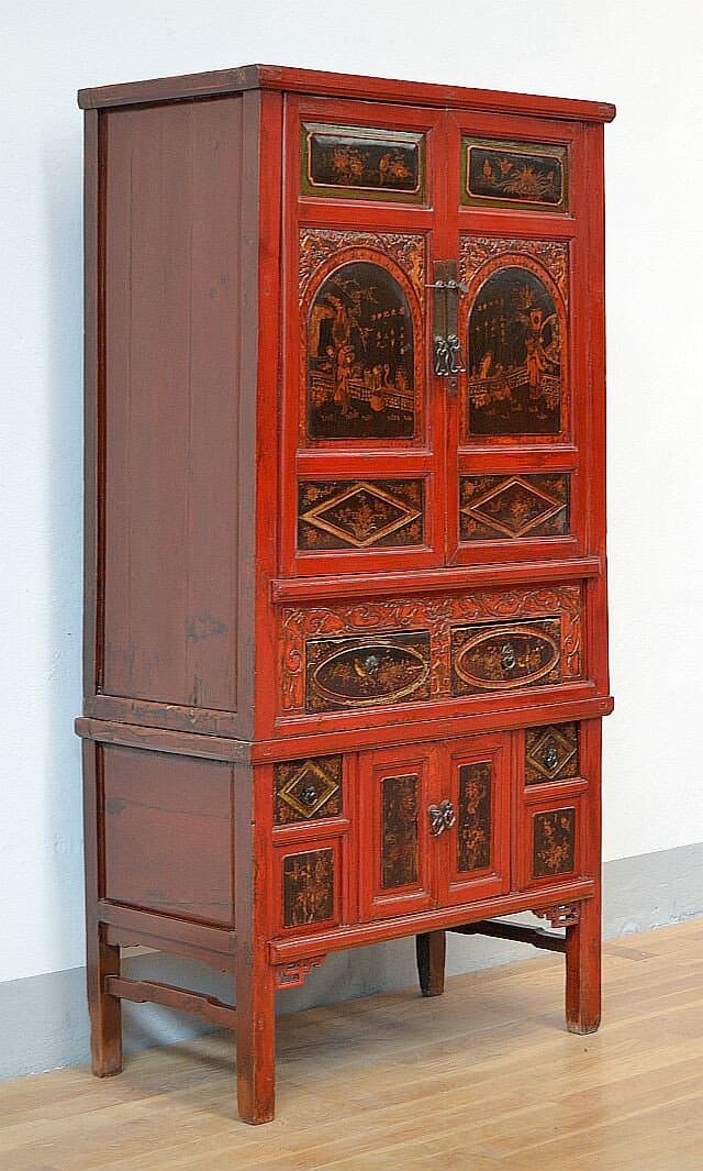 Armadio Cinese nuziale con decori oro 1880 armadio-cinese-nuziale-con-decori-oro-1880