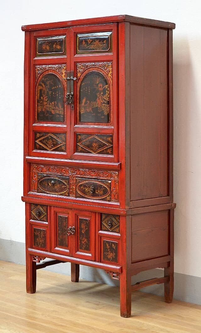 Armadio Cinese nuziale con decori oro 1880 armadio-cinese-nuziale-con-decori-oro-1880