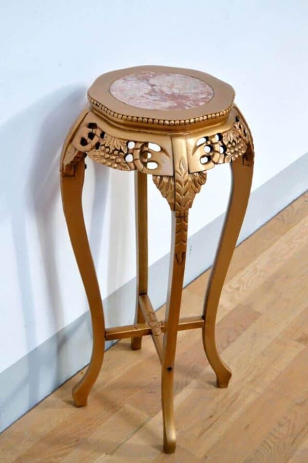 Portavaso cinese lacca oro Inatgliato