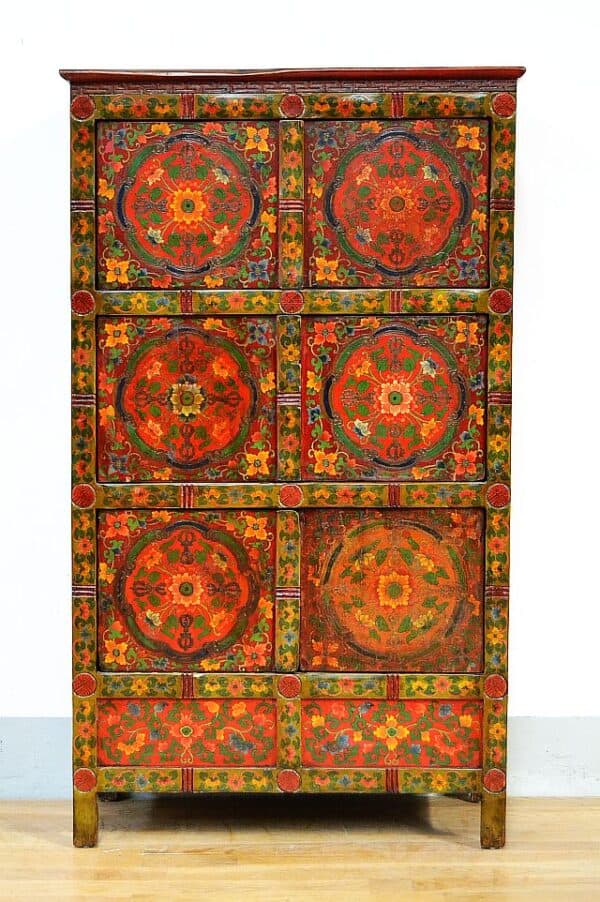 stipo-tibetano-mobile-tibet-antico-in-legno-finemente-dipinto