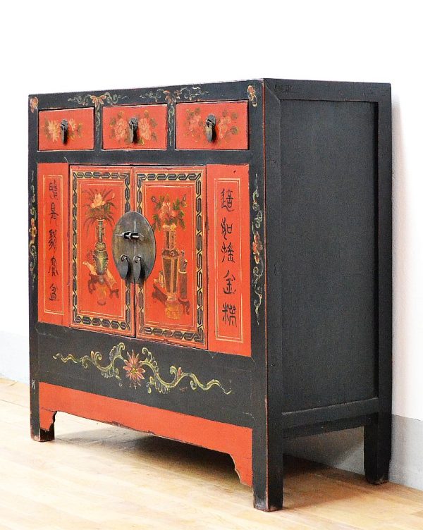 credenza-cinese-pechino-con-decori-floreali