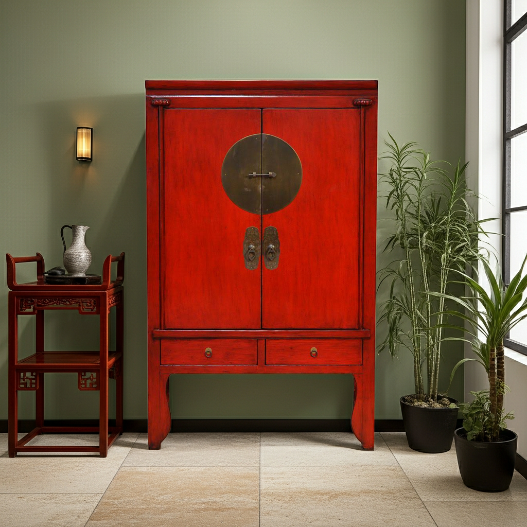 armadio cinese rosso wedding cabinet lacca rossa armadio-cinese-rosso-wedding-cabinet-lacca-rossa