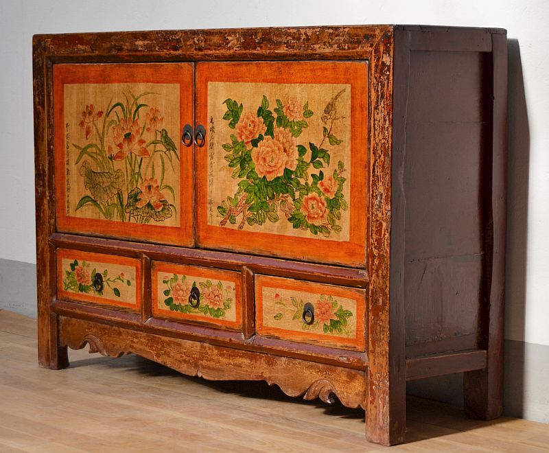 mobile mongolia credenza orientale 1920 decorata mobile-mongolia-credenza-orientale-1920-decorata