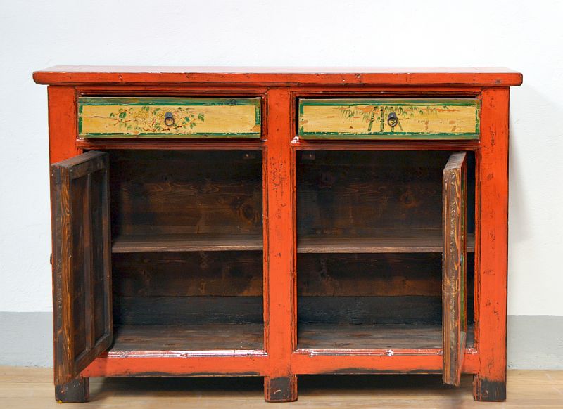 madia mongolia credenza orientale 1920 decorata madia-mongolia-credenza-orientale-1920-decorata